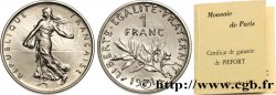 Piéfort nickel de 1 franc Semeuse, nickel 1971 Pessac GEM.104 P1