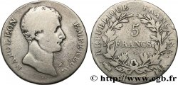 5 francs Napoléon Empereur, type intermédiaire 1804 Toulouse F.302/8