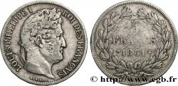 5 francs Ier type Domard, tranche en creux 1831 Toulouse F.319/5