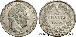 5 francs IIe type Domard 1838 Strasbourg F.324/70
