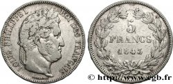 5 francs IIe type Domard 1843 Lille F.324/104
