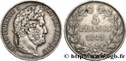 5 francs IIIe type Domard 1848 Paris F.325/17