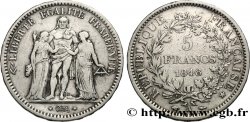 5 francs Hercule, IIe République 1848 Paris F.326/1