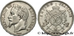 5 francs Napoléon III, tête laurée 1868 Paris F.331/12
