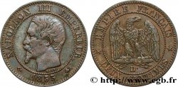 Deux centimes Napoléon III, tête nue 1855 Lyon F.107/27