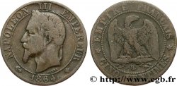 Cinq centimes Napoléon III, tête laurée 1864 Strasbourg F.117/12