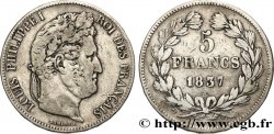 5 francs IIe type Domard 1836 Rouen F.324/54