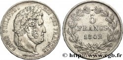 5 francs IIe type Domard 1842 Strasbourg F.324/97