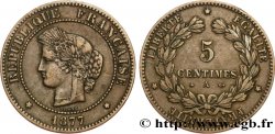 5 centimes Cérès 1877 Paris F.118/15