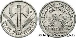 50 centimes Francisque, lourde 1942  F.195/3