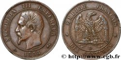 Dix centimes Napoléon III, tête nue 1856 Lyon F.133/37