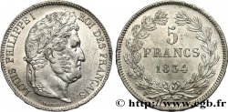 5 francs IIe type Domard 1834 Lille F.324/41