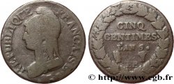 Cinq centimes Dupré, grand module 1797 Strasbourg F.115/20