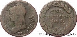 Cinq centimes Dupré, grand module 1797 Orléans F.115/28