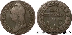Cinq centimes Dupré, grand module 1799 Paris F.115/46