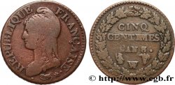 Cinq centimes Dupré, grand module 1800 Lille/Paris F.115/142