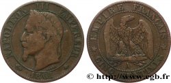 Cinq centimes Napoléon III, tête laurée 1861 Paris F.117/2