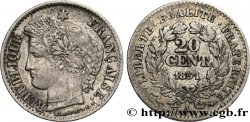 20 centimes Cérès, IIe République 1851 Paris F.146/7