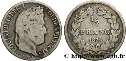 1/2 franc Louis-Philippe 1834 Toulouse F.182/48