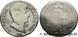 1 franc Napoléon Empereur, Calendrier révolutionnaire 1805 Paris F.201/14