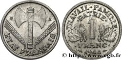 1 franc Francisque, légère 1944 Beaumont-Le-Roger F.223/6