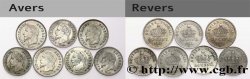 Lot de 7 pièces de 20 centimes Napoléon III, tête laurée n.d. s.l. F.149/1