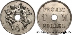 Essai de 4 centimes Michelin en nickel 1889  GEM.259 3