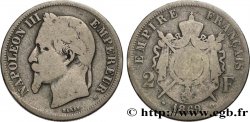 2 francs Napoléon III, tête laurée 1869 Strasbourg F.263/11