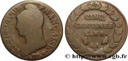 Cinq centimes Dupré, grand module 1800 Metz F.115/102