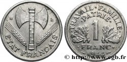1 franc Francisque, légère 1944 Beaumont-Le-Roger F.223/6