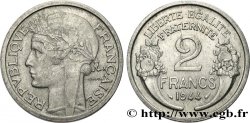 2 francs Morlon, aluminium 1944  F.269/4