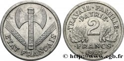 2 francs Francisque 1943 Beaumont-Le-Roger F.270/3