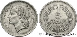 5 francs Lavrillier, aluminium 1945 Castelsarrasin F.339/5