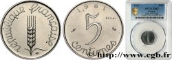 Essai de 5 centimes Épi 1961 Paris F.124/2 FDC67 PCGS