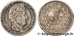 1/2 franc Louis-Philippe 1833 Bayonne F.182/35 XF 