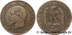 Cinq centimes Napoléon III, tête nue 1855 Strasbourg F.116/21