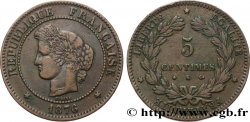 5 centimes Cérès 1876 Bordeaux F.118/14
