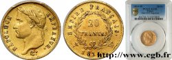20 francs or Napoléon tête laurée, Empire français 1814 Lille F.516/42 AU53 PCGS
