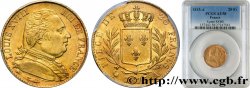 20 francs or Louis XVIII, buste habillé 1815 Paris F.517/10 AU58 PCGS