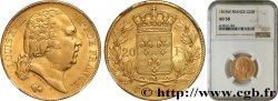 20 francs or Louis XVIII, tête nue 1818 Lille F.519/14