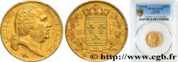 20 francs or Louis XVIII, tête nue 1819 Perpignan F.519/16 AU53 PCGS