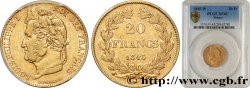 20 francs or Louis-Philippe, Domard 1845 Lille F.527/34 XF45 PCGS