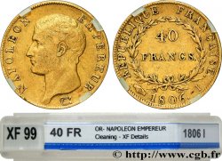 40 francs or Napoléon tête nue, Calendrier grégorien 1806 Limoges F.538/2