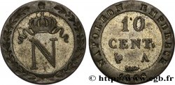 10 cent. à l&nbsp;N couronnée 1808 Paris F.130/2