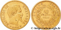 10 francs or Napoléon III, tête nue 1855 Paris F.506/1