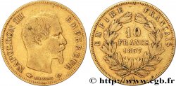 10 francs or Napoléon III, tête nue 1857 Paris F.506/4