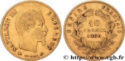 10 francs or Napoléon III, tête nue 1860 Paris F.506/9