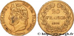 20 francs or Louis-Philippe, Domard 1841 Paris F.527/25