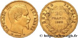 20 francs or Napoléon III, tête nue 1858 Paris F.531/13