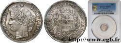 20 centimes Cérès, IIe République 1850 Paris F.146/3